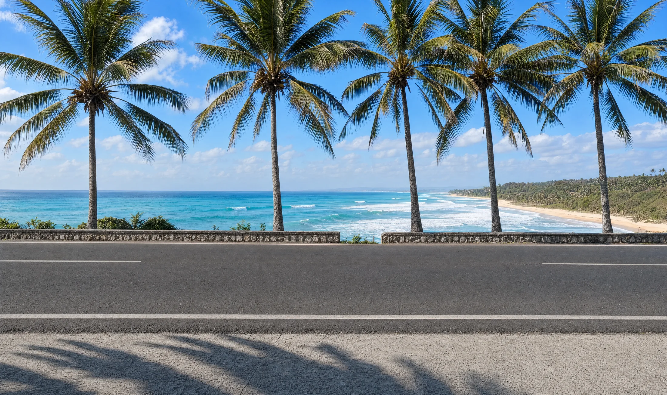 Bali coastline