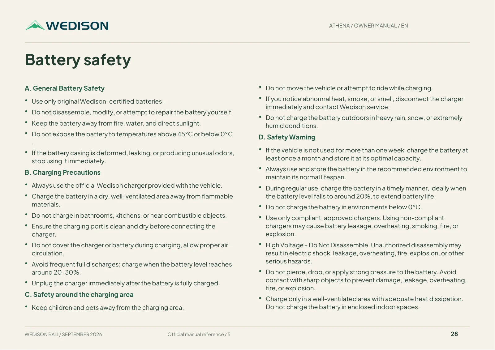 Battery safety / Halaman 28
