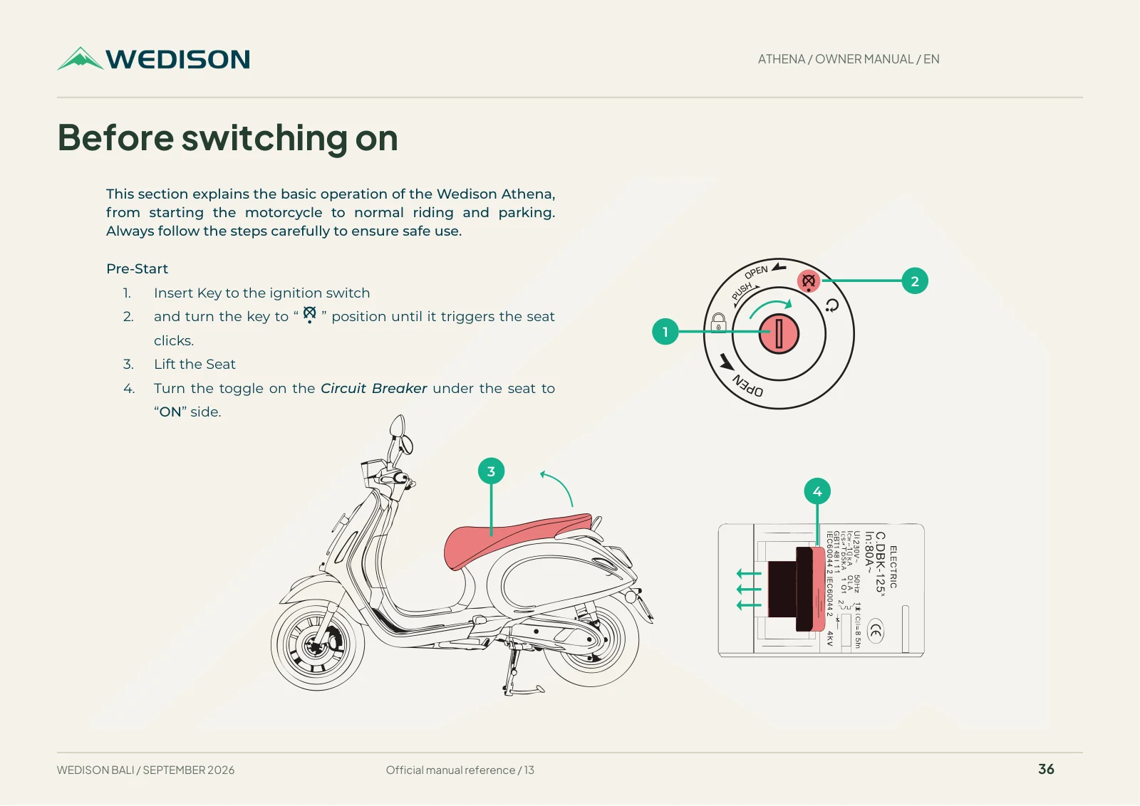 Before switching on / Halaman 36
