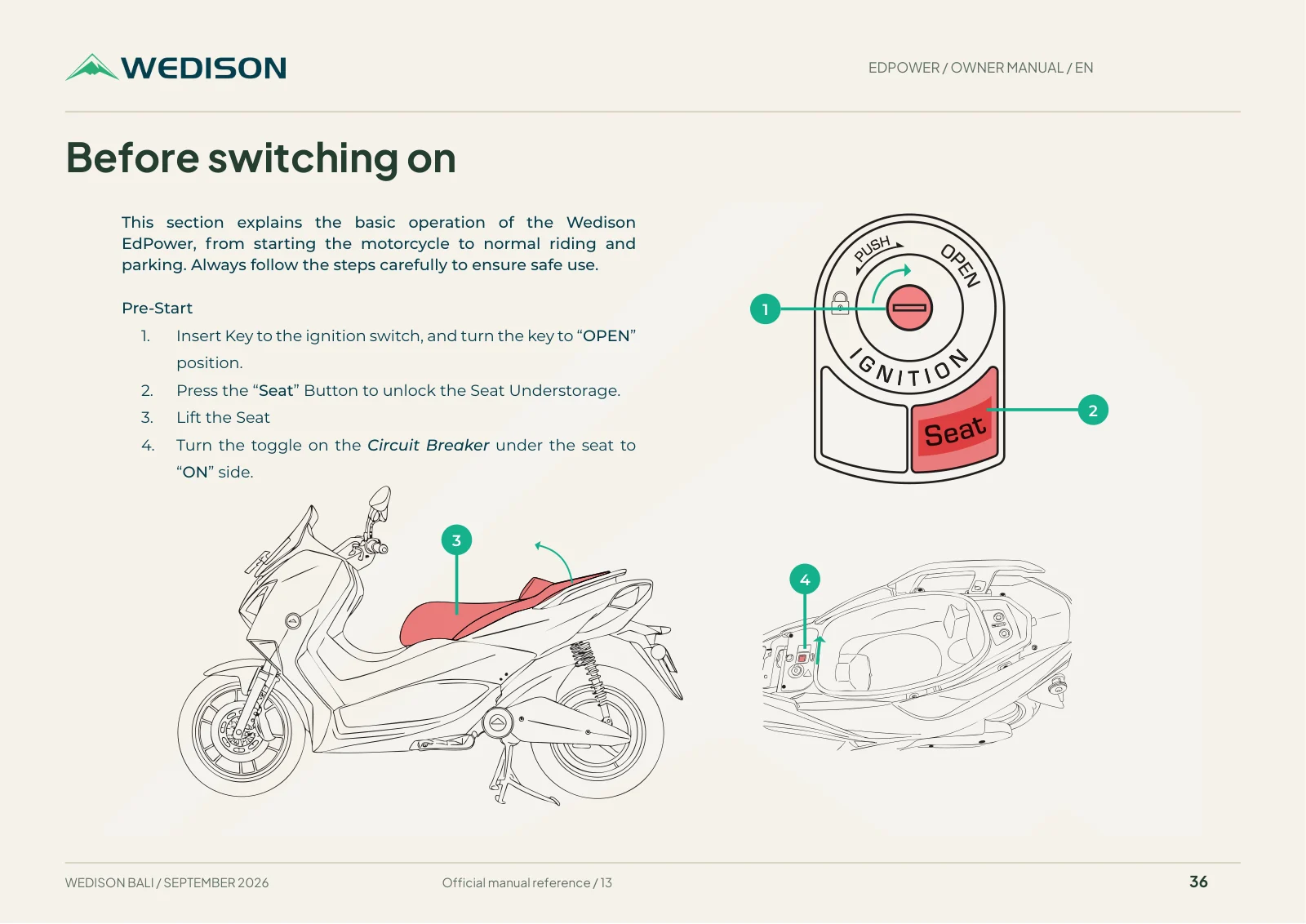 Before switching on / Halaman 36