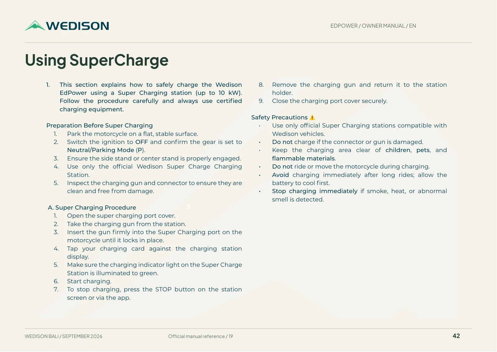 Using SuperCharge / Halaman 42