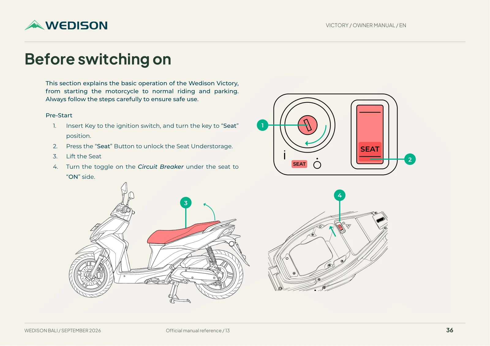 Before switching on / Halaman 36